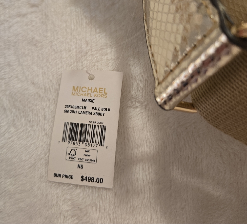 Michael Kors Gold Crossbody Camera Bag - Picture 5 of 5